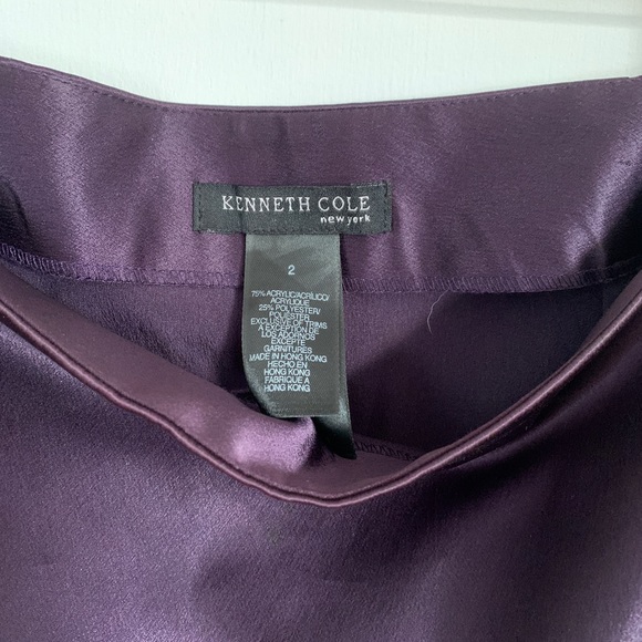 Purple silky skirt - Picture 2 of 5